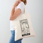 empress print on a tote bag